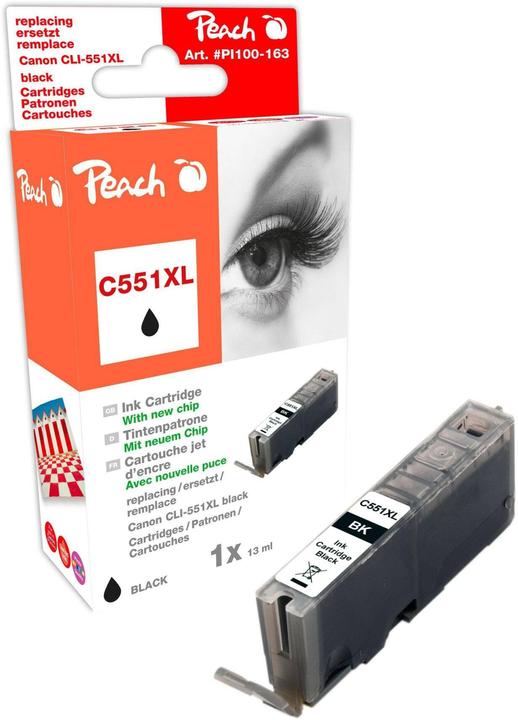 Peach Cli-551bk XL (PBK)