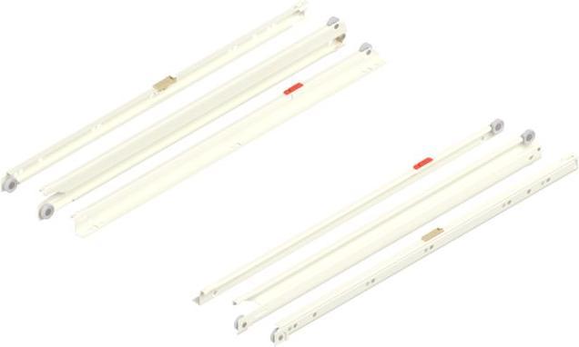 Actual product image Blum Full-extension runner 430E cream white 30kg 500mm