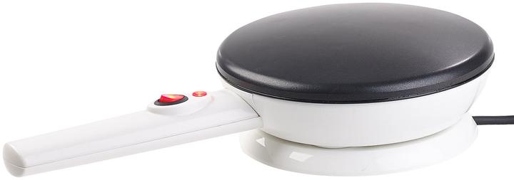 Rosenstein & Söhne Kabelloser Crêpes-Maker, Anti-Haft, Temperatur-Automatik, 20 cm, 800 W