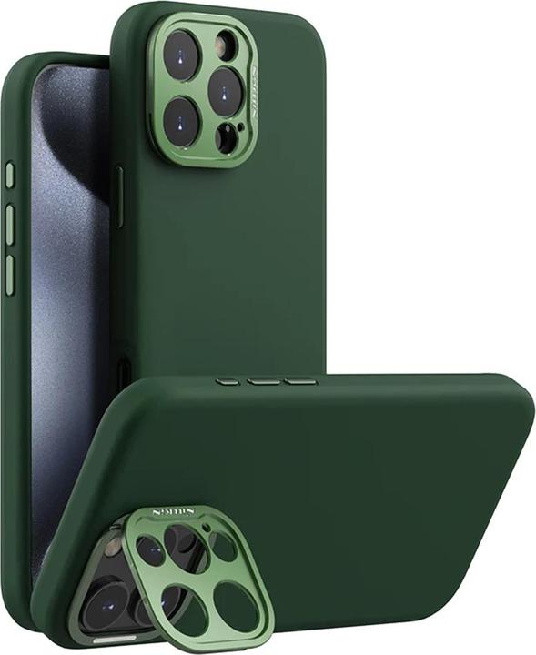 Actual product image Nillkin - Lens Wing Magnetic - iPhone 16 Pro - Green (Apple iPhone 16 Pro)