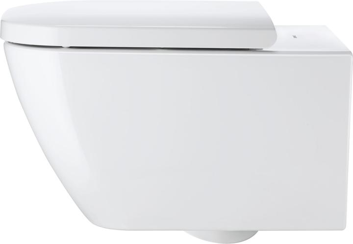 Produktbild Duravit Wand-WC HAPPY D.2 RIMLESS tief, 365x540mm HygieneGlaze weiss