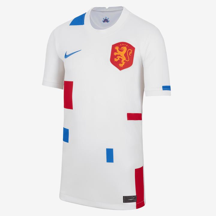 Produktbild Nike Nederland 2022 Stadium Uit Voetbalshirt voor kids - Wit - Maat M (M)