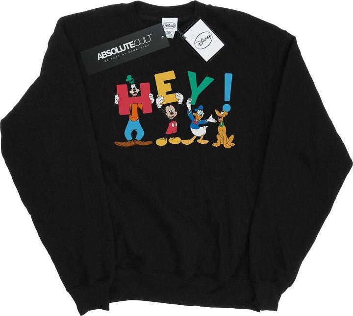 Actual product image Disney Girls Mickey Mouse Friends Hey Sweatshirt (128)