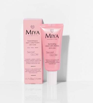 Miya Cosmetics Miya - Secret Glow Crema Illuminante alle Vitamine Occhi Viso Décolleté 30Ml (30 ml)