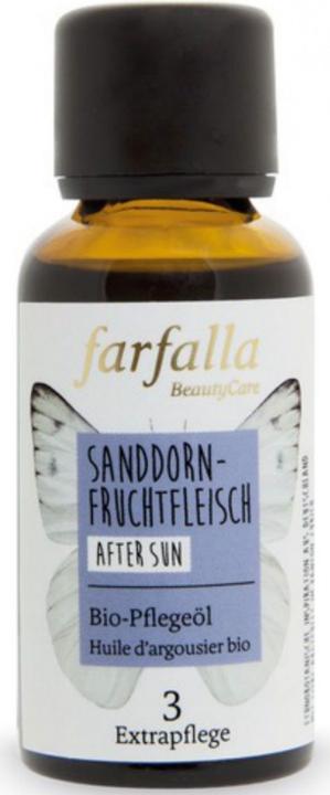 Produktbild Farfalla SANDDORNFRUCHTFLEISCH Bio-Pflegeöl | After Sun (Körperöl, 30 ml)