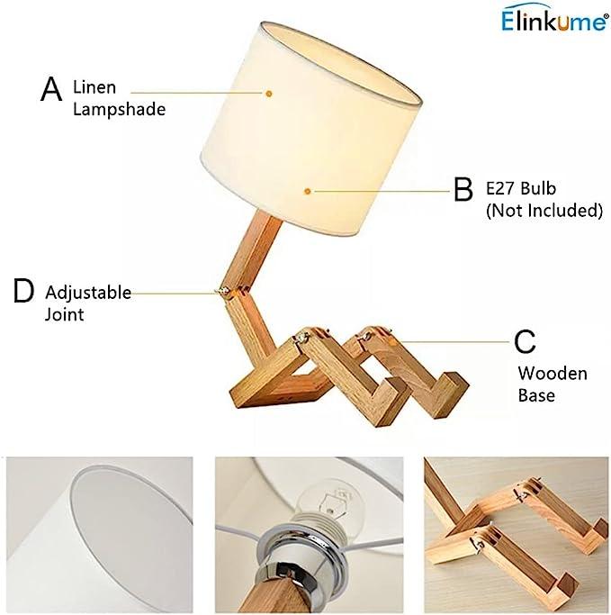 Actual product image Elinkume Desk lamp (E27)