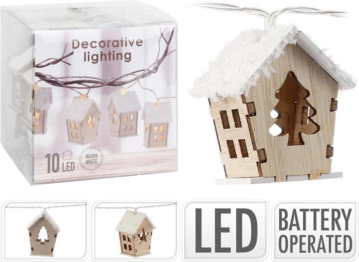 Image du produit Maisons d'éclairage LED avec 10 lumières, 165 cm (0.04 m)