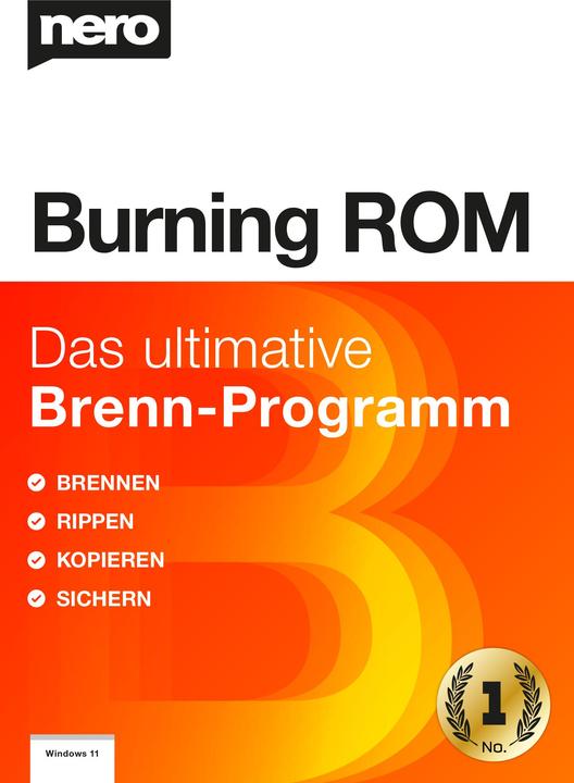 Actual product image Nero Burning ROM (1 User, 1 Devices/Users, unlimited)