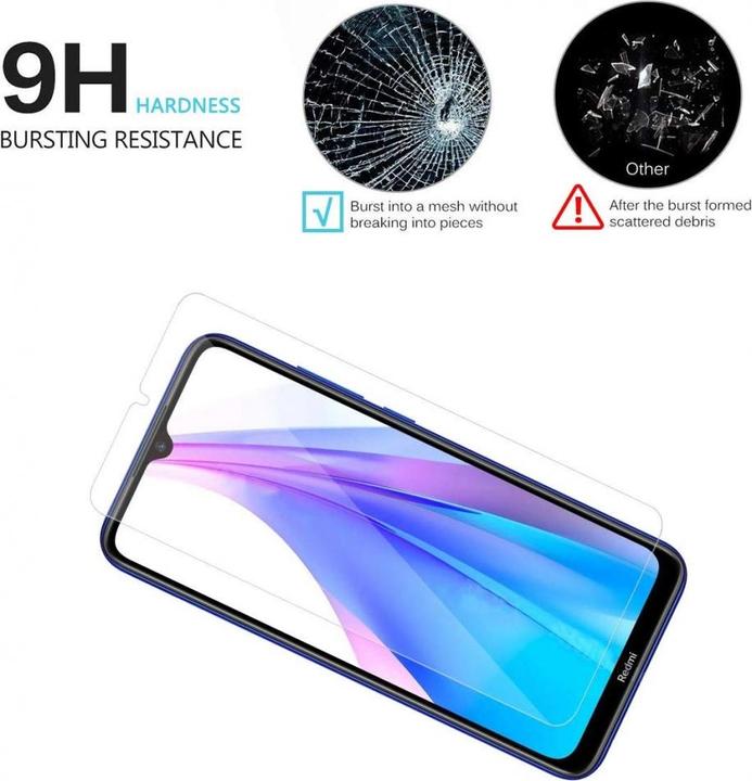 Produktbild Screenguard Xiaomi Redmi Note 8T Panzerglas Schutzfolie Case Friendly Design (1 Stück, Xiaomi Redmi Note 8T)