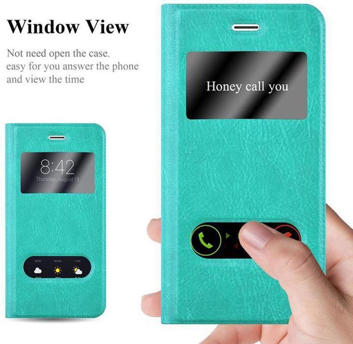 Produktbild Cadorabo Book mit View Doppelfenster Cover (Apple iPhone 6 Plus)