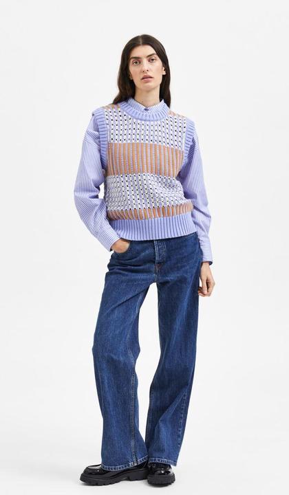 Image du produit Selected Femme Gilet en tricot grossier (XL)