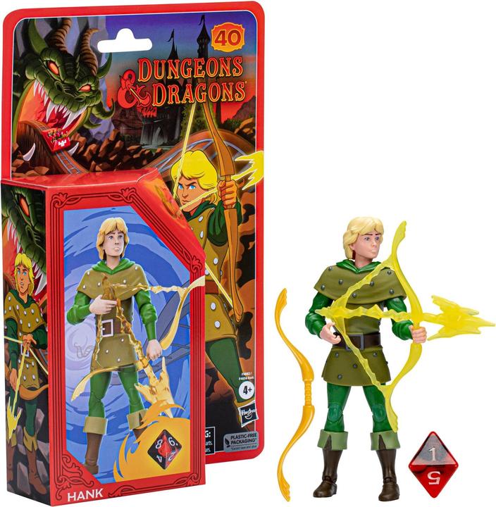 Produktbild Dungeons & Dragons Cartoon Classics 15 cm grosse Hank Ranger Action-Figur, D&D Spielzeug