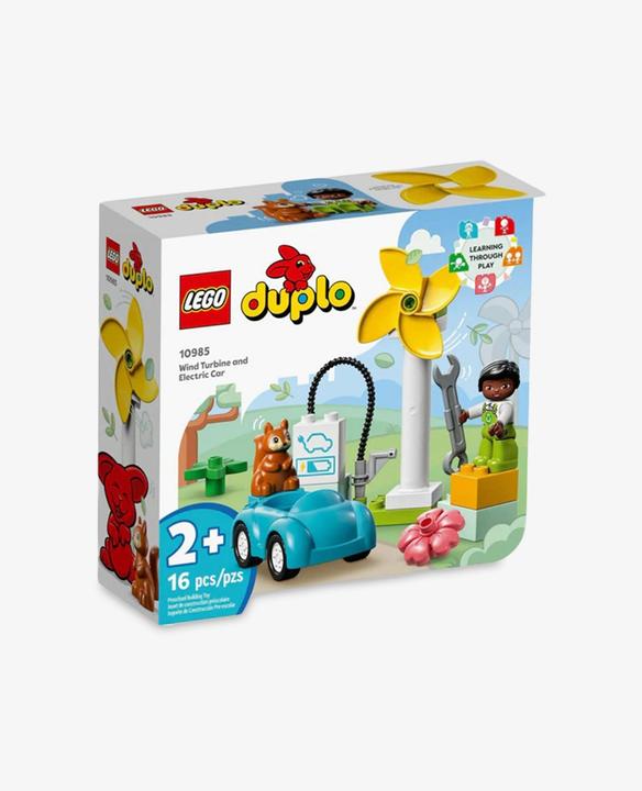 Actual product image LEGO Wind turbine and electric car (10985)