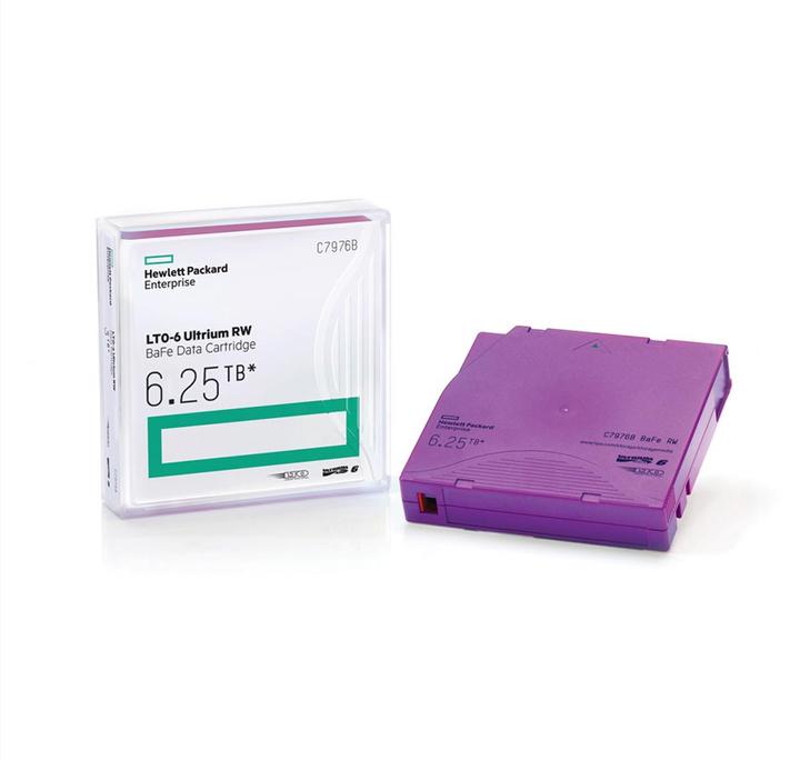 Actual product image HPE LTO-6 Ultrium BaFe RW Data Cartridge (LTO-6 Ultrium, 2500 GB)