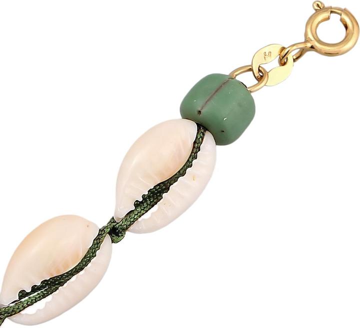 Actual product image Elli Choker, shell (Seashell, 925 sterling silver, Nylon, No stone, Glass, 36 cm)