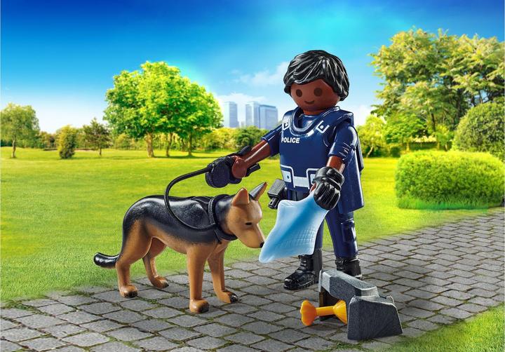Produktbild Playmobil Polizist mit Spürhund (71162, Playmobil Special Plus)