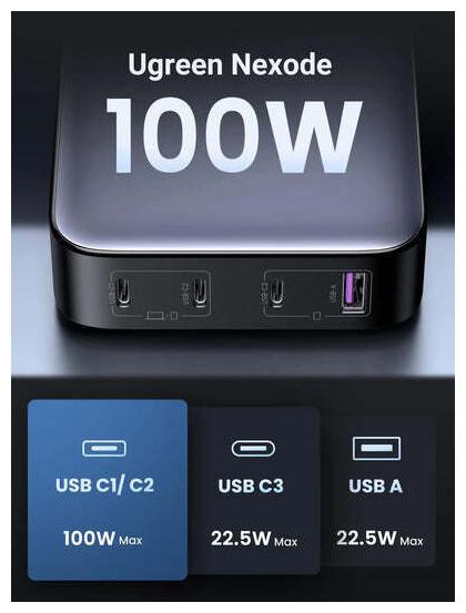 Actual product image Ugreen Nexode Desktop (100 W)