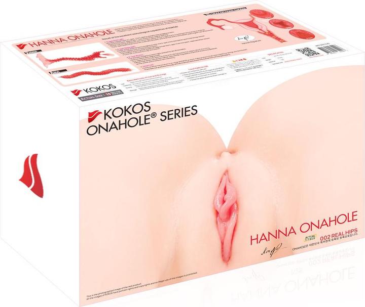 Actual product image Kokos Hanna Onahole Real Hips