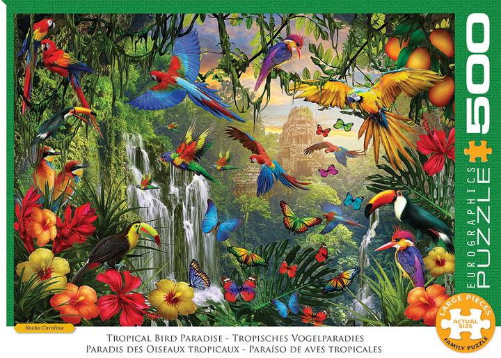 Image du produit Eurographics Paradis des oiseaux tropicaux (500 pièces)