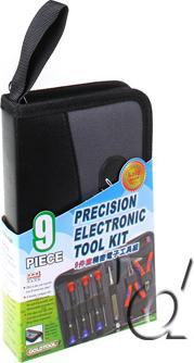 Actual product image InLine Tool set for computers and electronics, 9 pieces