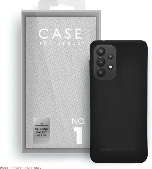 Actual product image Case FortyFour Soft cover No.1 black (Samsung Galaxy A33 5G)