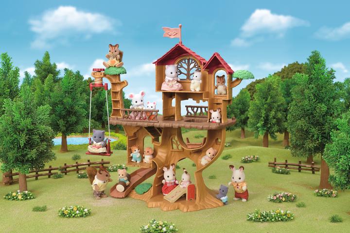 Actual product image Sylvanian Families Adventure tree house