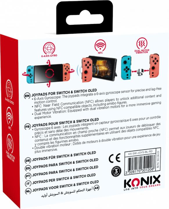 Actual product image Konix Joypads (Switch, Switch OLED)