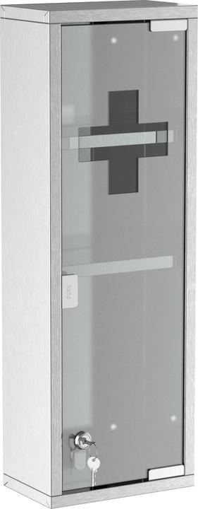 Image du produit Kleankin Armoire à pharmacie avec serrure (20 x 12 x 58 cm)
