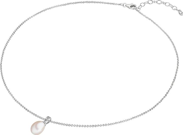 Immagine prodotto Lulu & Jane Perla d'acqua dolce in argento 925 con diamante - 33514 (Argento)