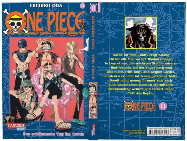 Produktbild One Piece, Band 11 (Deutsch, Eiichiro Oda, 2001)
