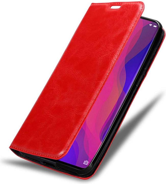 Actual product image Cadorabo Book Invisible Magnet Cover (Oppo Find X)