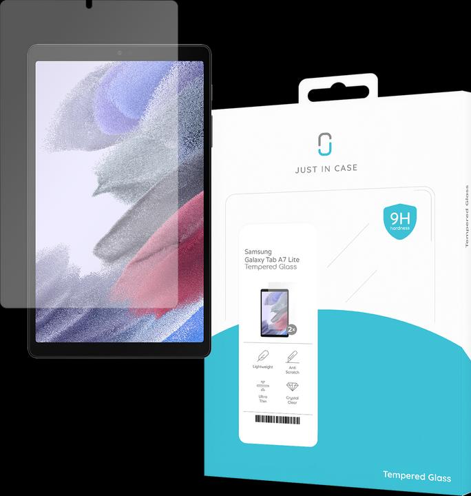 Actual product image Cazy Protective glass compatible with Samsung Galaxy Tab A7 Lite screen protector tempered glass - 2 (2 Piece, Galaxy Tab A7 Lite)