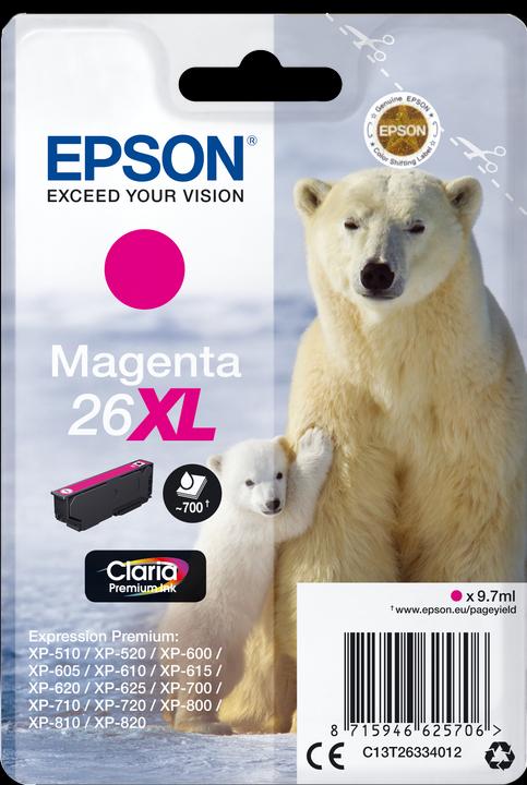 Immagine prodotto Epson 26XL Claria Premium (M)