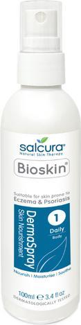 Salcura Skincare Bioskin DermaSpray Feuchtigkeitscreme für den Körper Unisex 250 ml (Körpercreme, 250 ml)