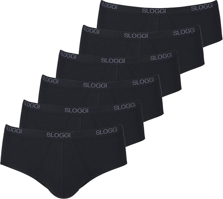 Actual product image Sloggi Pack of 6 Basic Midi Briefs (L, pack of 6)