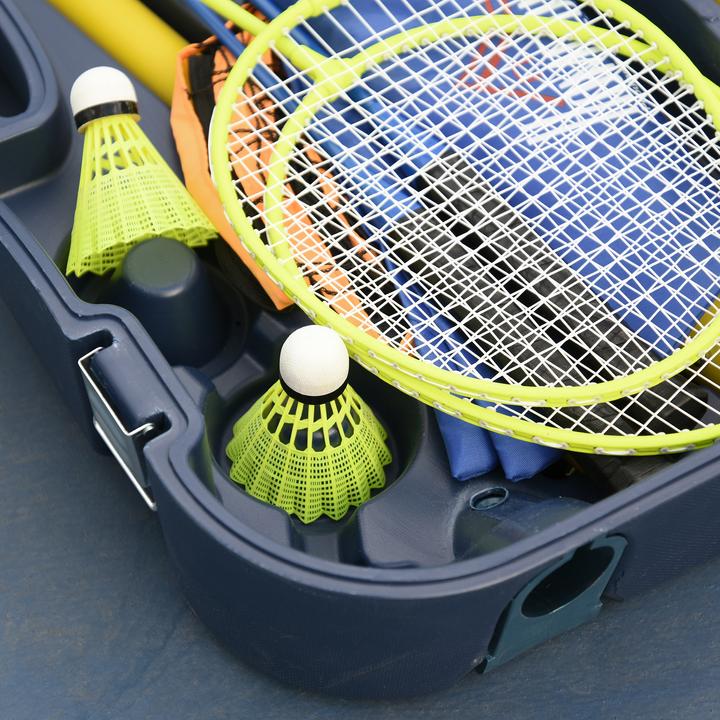 Image du produit Homcom Filet de badminton avec 4 raquettes