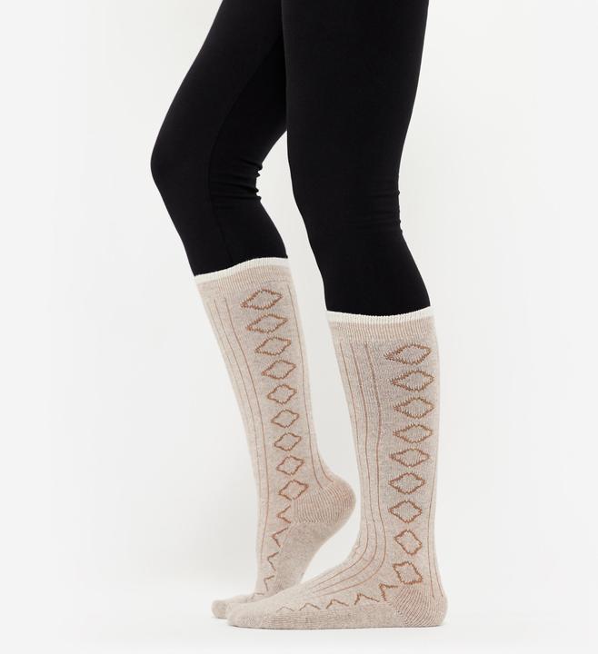 Actual product image Kimjaly Meditation socks merino wool - beige (39, 42)