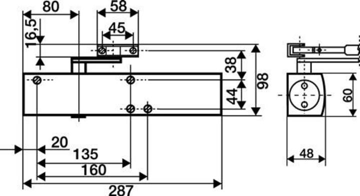 Produktbild Geze Türschliesser TS 4000 (Objekttür, Zimmertür, Holztür, Indoor)