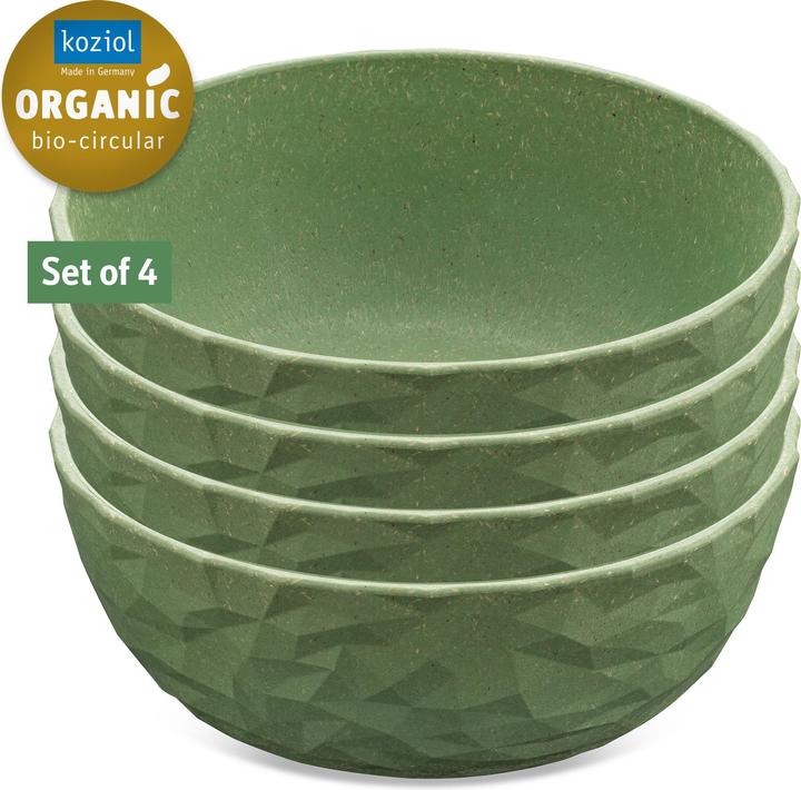 Actual product image Koziol Bowl Club 700 ml, 4 pieces, Green (16.20 cm, 0.70 l, 4 x)