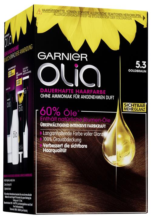 Garnier Olia, 5,3 goldbraun, Haarfärbemittel (Goldbraun)