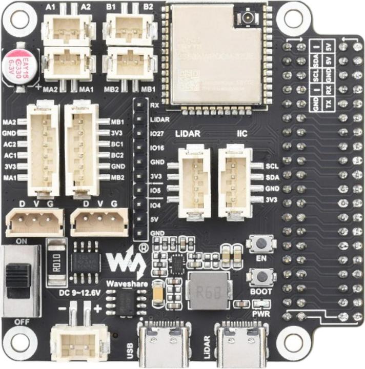 Actual product image WaveShare ESP32 robot control board with Wifi and Bluetooth