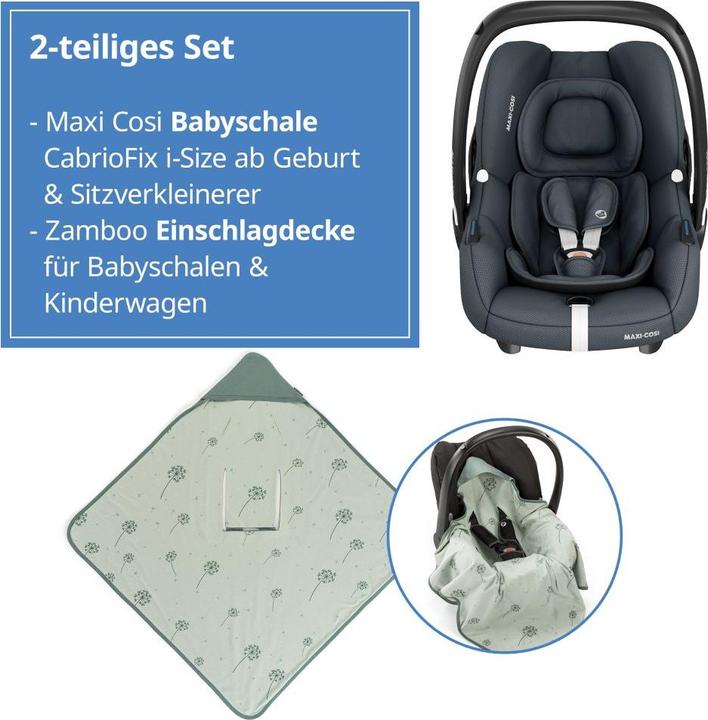 Actual product image Maxi-Cosi CabrioFix i-Size infant car seat from birth - 12 months (40-75 infant car seats (Baby car seat, ECE R129/i-Size Standard)