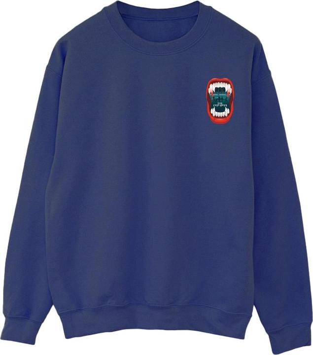 Actual product image The Lost Boys Mens Teeth Pocket Sweatshirt (3XL)