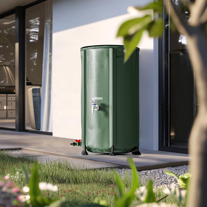 Produktbild Wiltec Regentonne faltbar 250l Regenwassertonne Wassertank Regenfass Wassertonne (250 l)