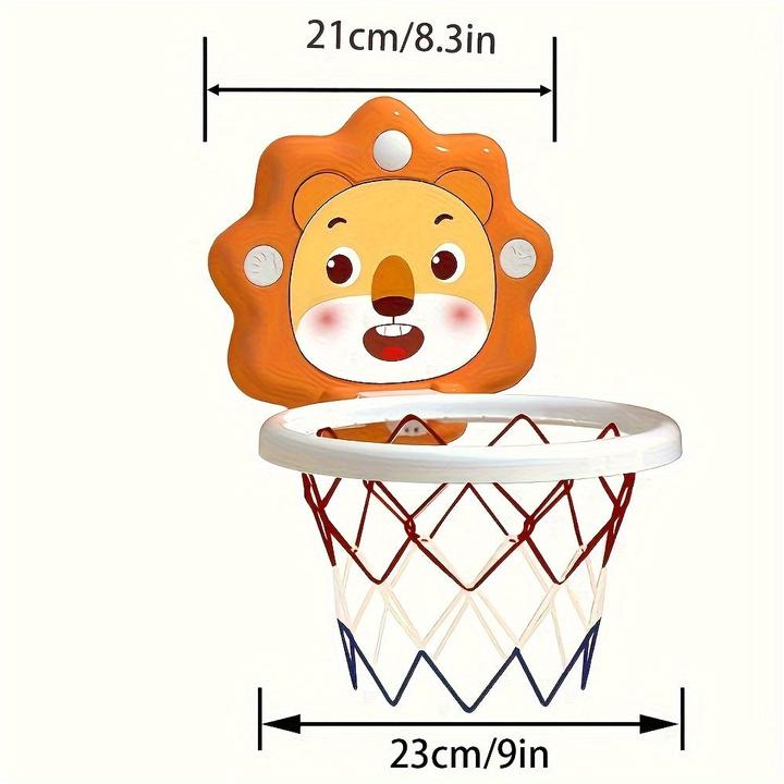 Actual product image Activity Board Wandmontierter Basketballkorb für Jugendliche mit Miniball und Luftpumpe - verstellbares
