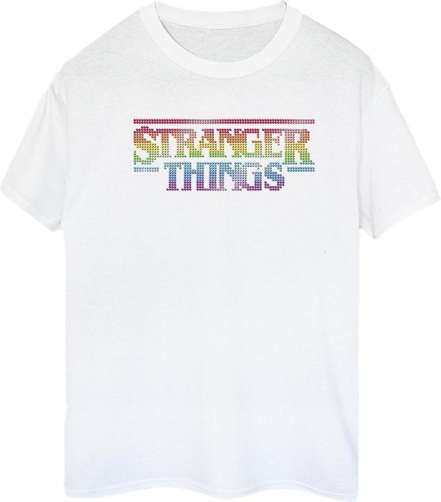 Netflix Stranger Things Rainbow Dot Logo TShirt (S)