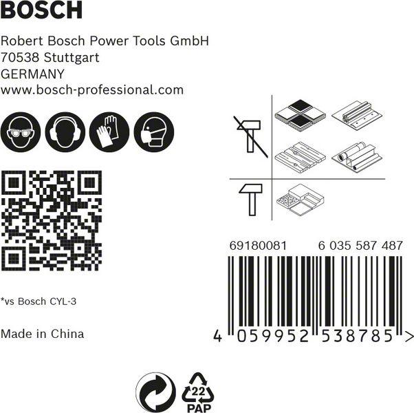 Actual product image Bosch Professional Zubehör EXPERT HEX-9 MultiConstruction drill bit set, 4/5/6/8 mm, 5 pcs. (4 mm, 5 mm, 6 mm, 8 mm)