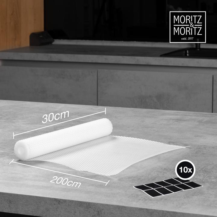 Produktbild Moritz & Moritz transparente Schubladenmatte 30cm breit - Antirutschmatte Schubladen 30x200 cm
