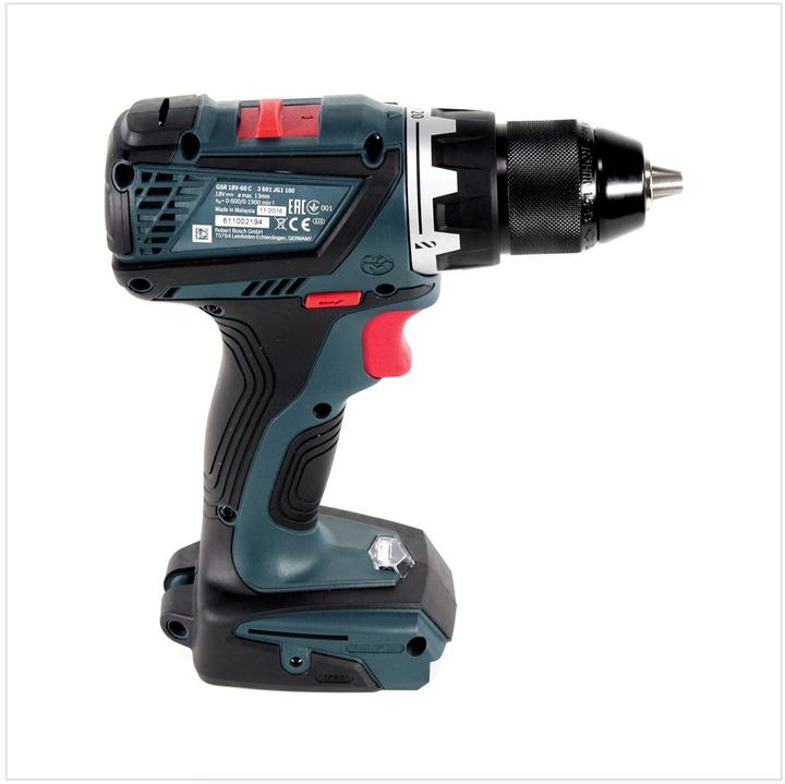 Actual product image Bosch Professional Gsr 18v-60 C (Rechargeable battery operated)