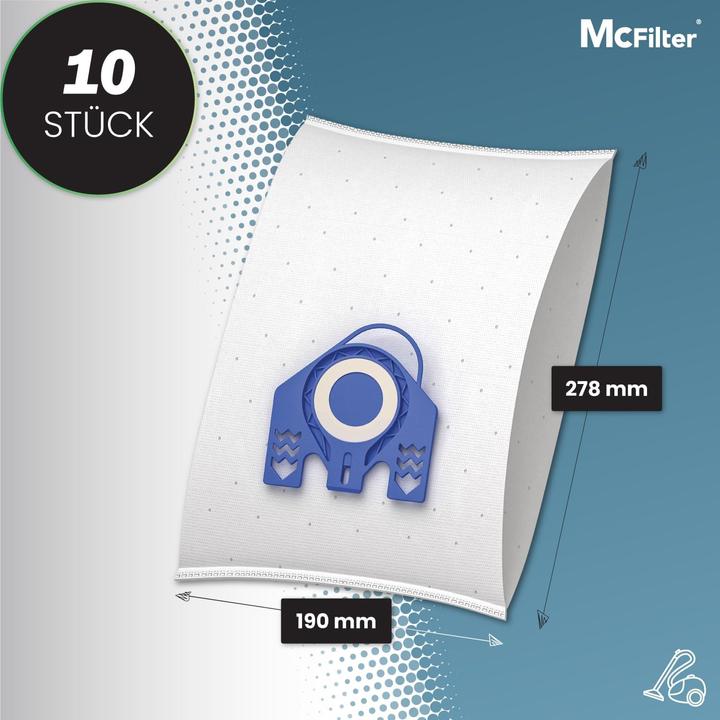 Image du produit Mc Filter Staubsaugerbeutel Set für Miele C3